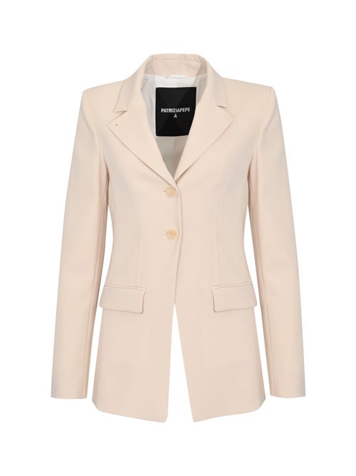 Blazer slim sartoriale in crepe stretch Patrizia Pepe | 8S0559 A6F5W409